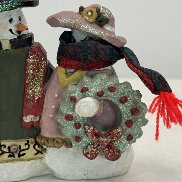 Kurt Adler Snowtown Snow Preacher and His Wife Holiday Figurine Christmas J8772 - Picture 4 of 16